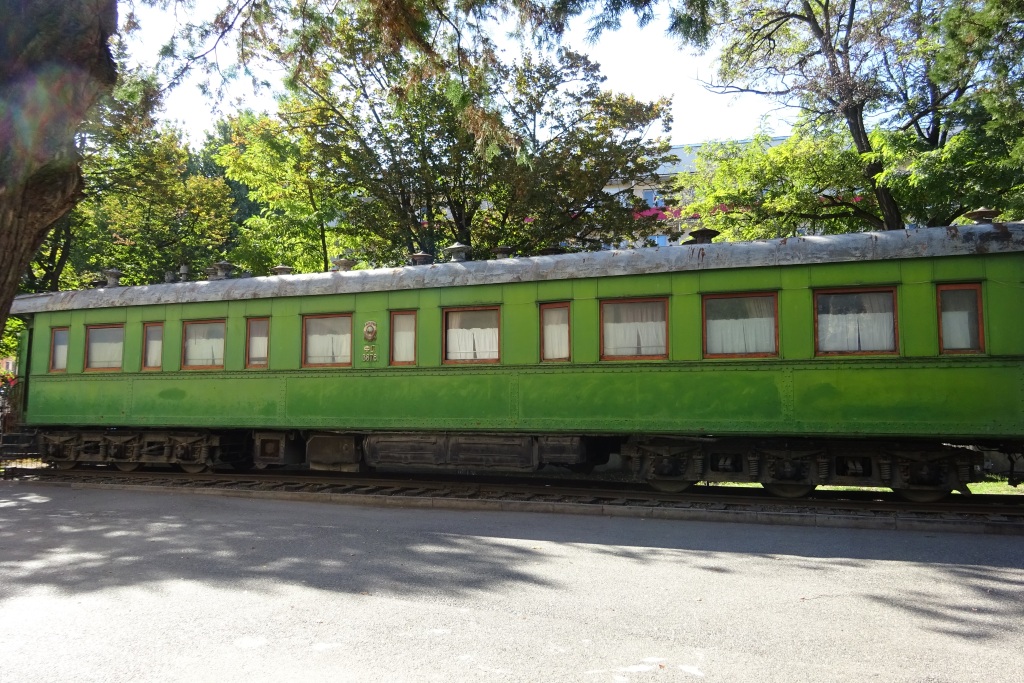 Stalins Eisenbahnwagon in Gori