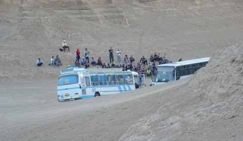 Partybus in der Wüste