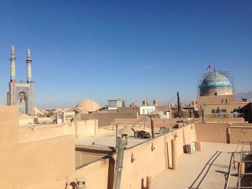 Yazd- über den Dächern
