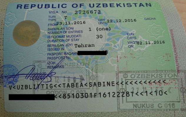 Usbekistanvisum