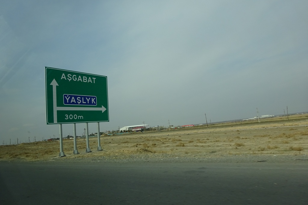 Wüste vor den Toren Ashgabats