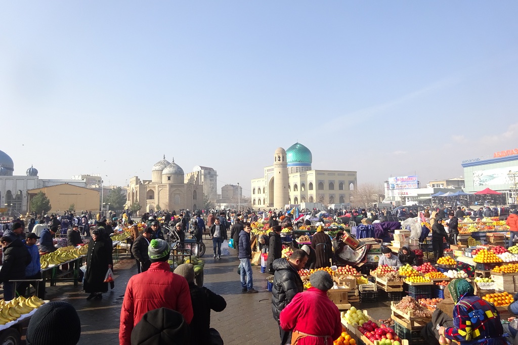 Marktplatz in Khujund