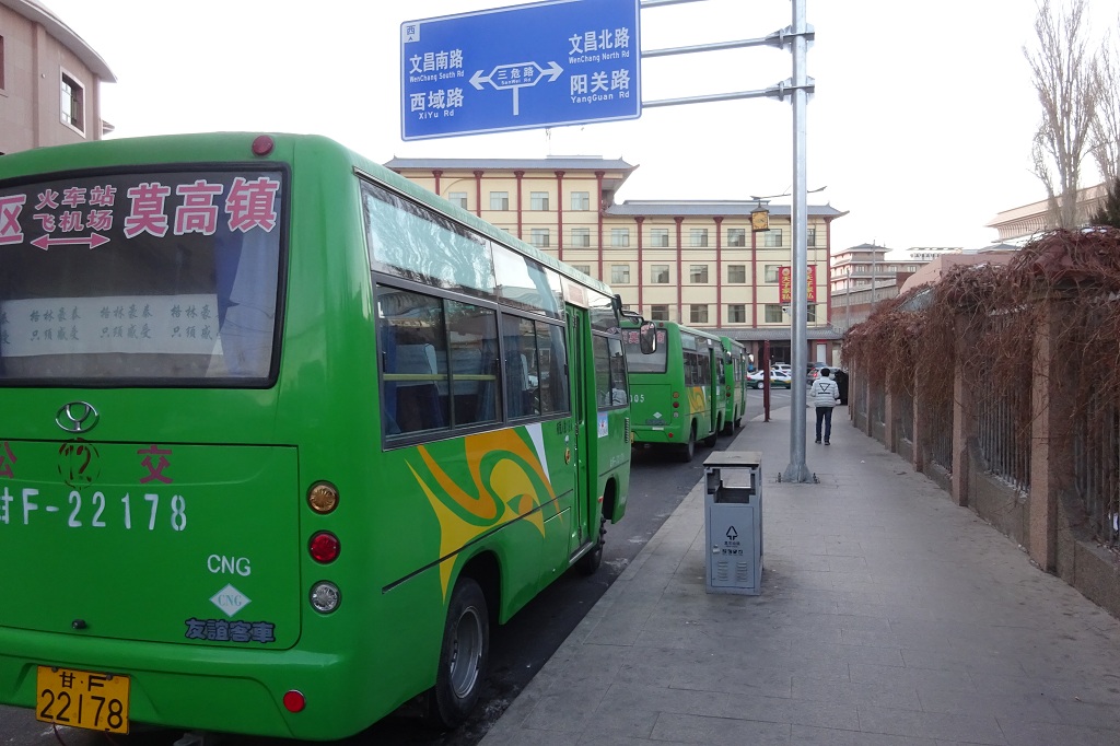 Stadtbus in Dunhuang