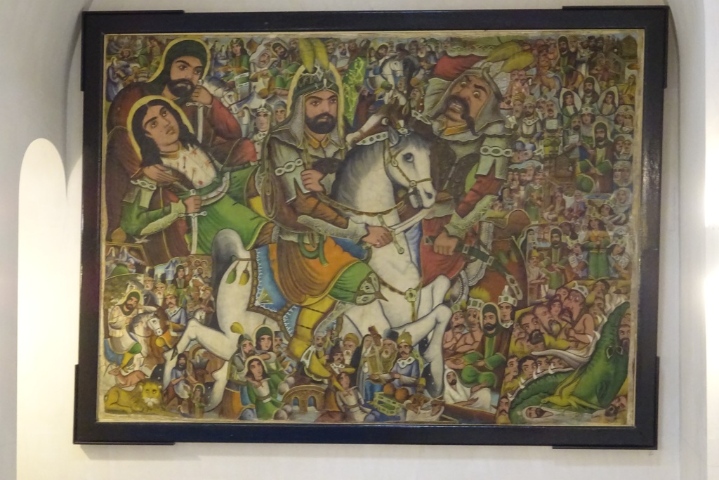Gemälde im Hamam-e Shah