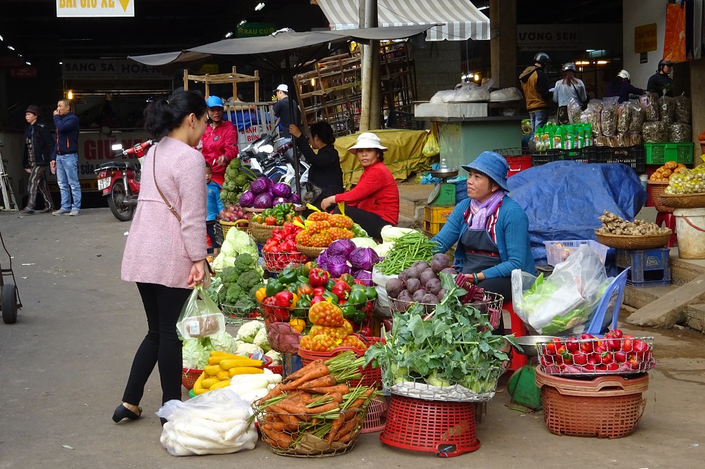 Marktstand in Vietnam