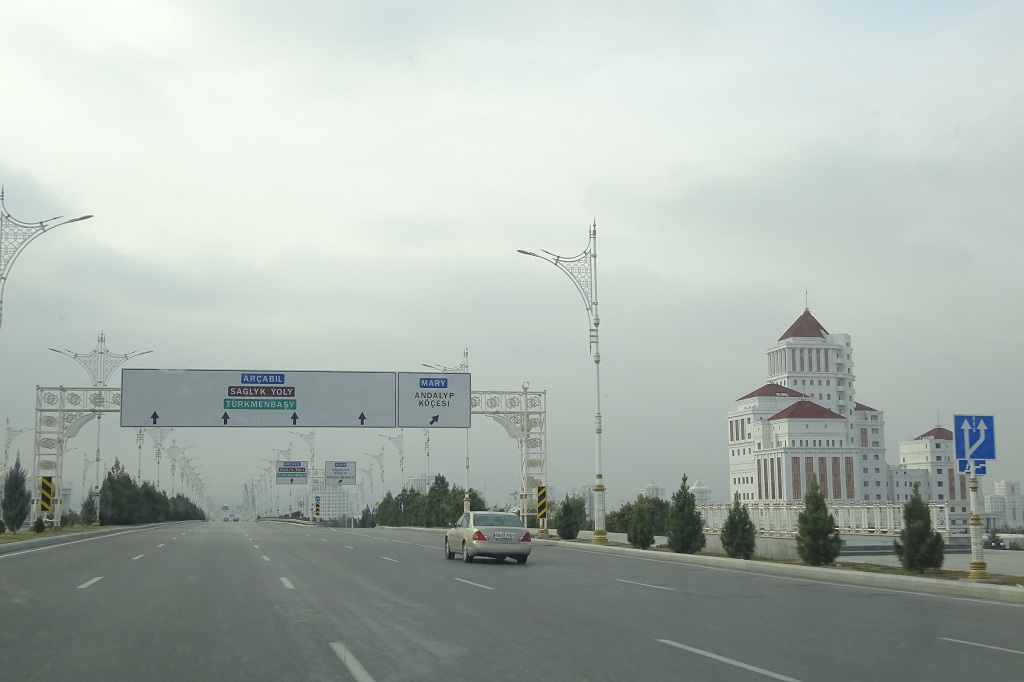 Straße in Ashgabat