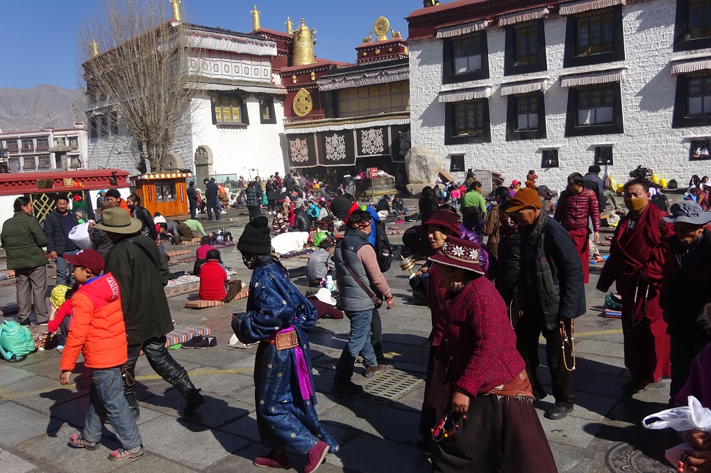 Tibeter in Lhasa