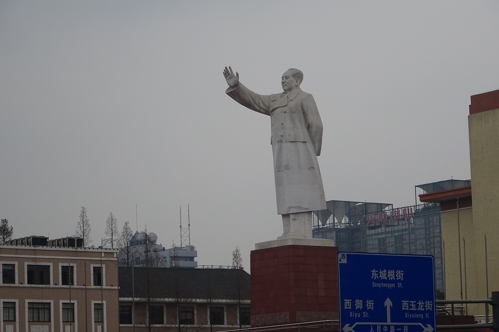 Statue von Mao Zedong in Chengdu