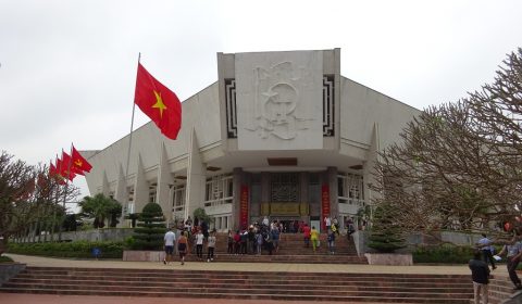 Ho-Chi-Minh Mausoleum in Hanoi